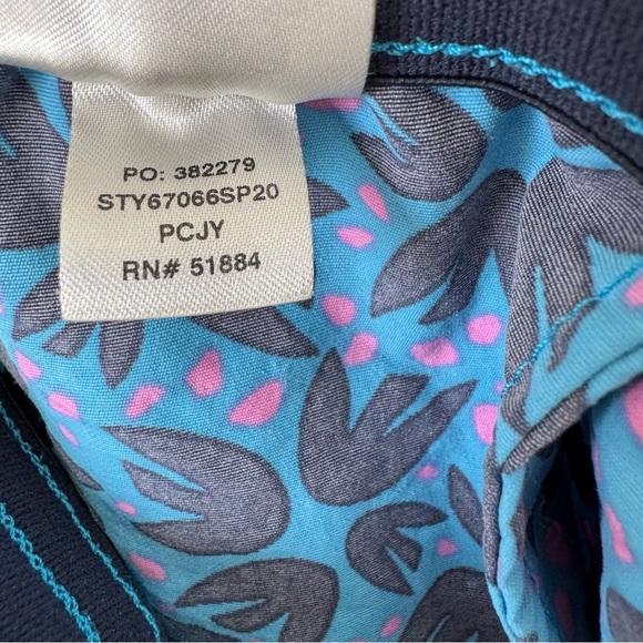 Patagonia Baggies Shorts Kids Girls Sz medium Blue floral H - Picture 9 of 10